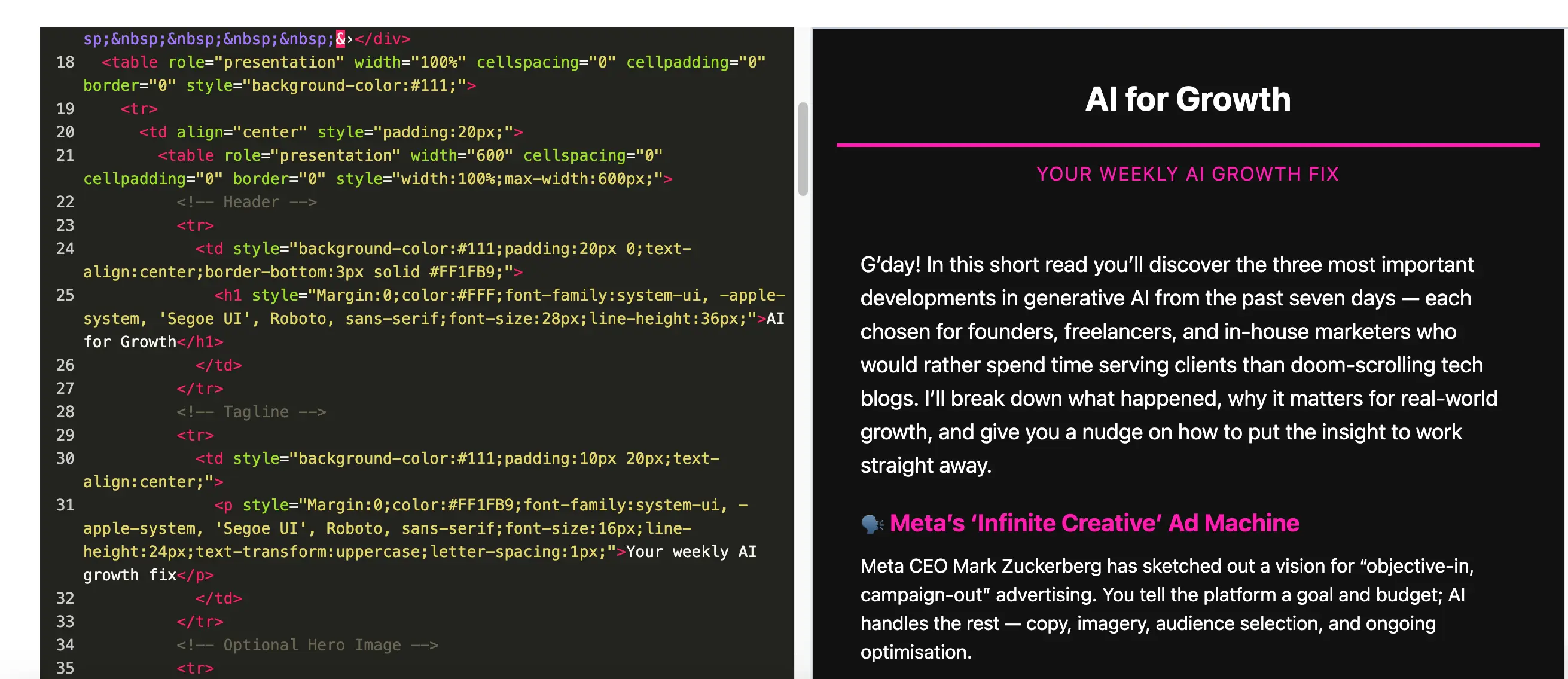 HTML Code